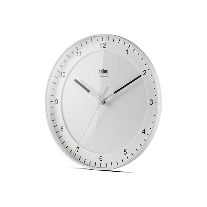 Braun BC 17 W-DCF Orologio da Parete Radiocontrollato Bianco
