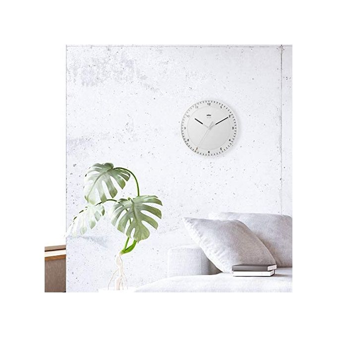 Braun BC 17 W-DCF Orologio da Parete Radiocontrollato Bianco