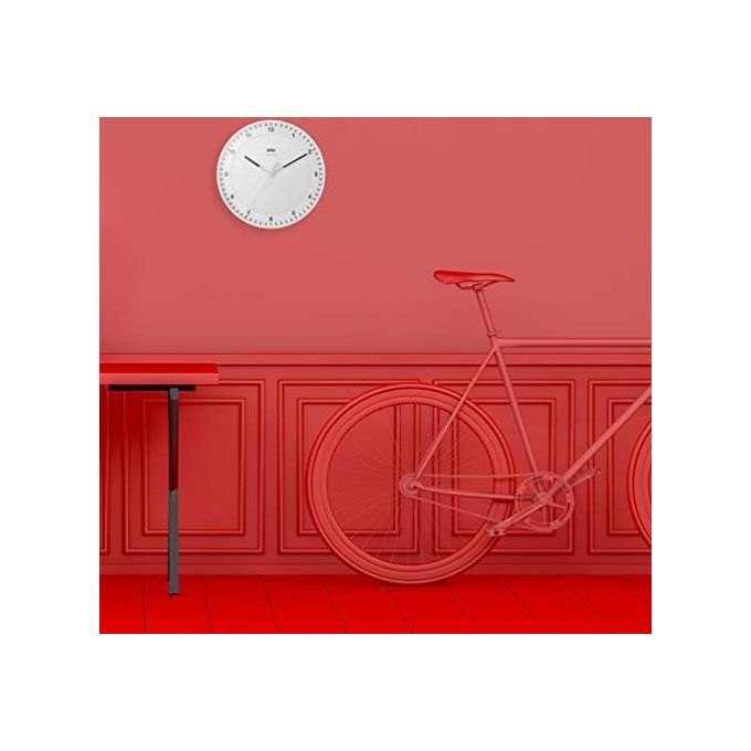 Braun BC 17 W-DCF Orologio da Parete Radiocontrollato Bianco