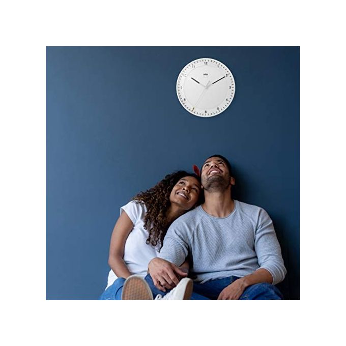 Braun BC 17 W-DCF Orologio da Parete Radiocontrollato Bianco