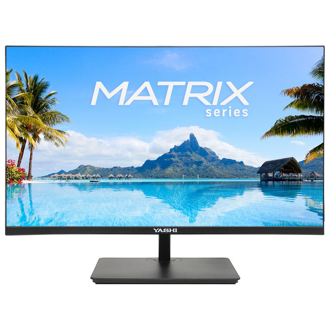Yashi YZ2451 Serie Matrix Monitor 24'' IPS LED Full HD 100Hz 1ms Altoparlanti Integrati VESA 75x75 colore Nero
