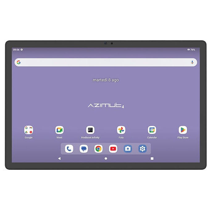 Mediacom M-SP1AZ48 SmartPad Azimut 4 Tablet 10.5'' 8 GB RAM 128 GB 4G LTE Octa Core Android 13 colore Grigio