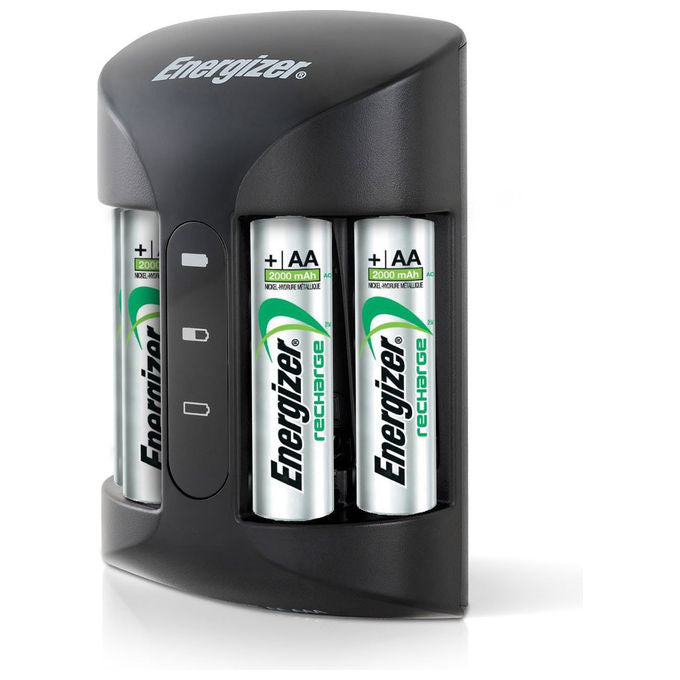 Energizer Recharge Pro 639837 Caricabatterie Intelligente AA AAA LCD Nero