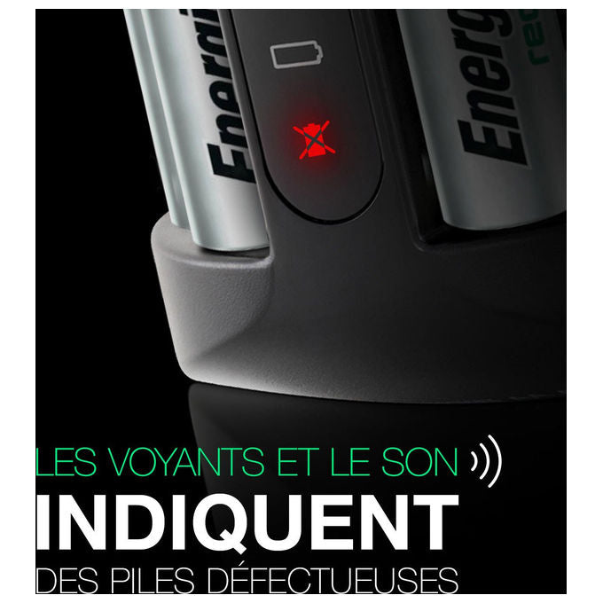 Energizer Recharge Pro 639837 Caricabatterie Intelligente AA AAA LCD Nero