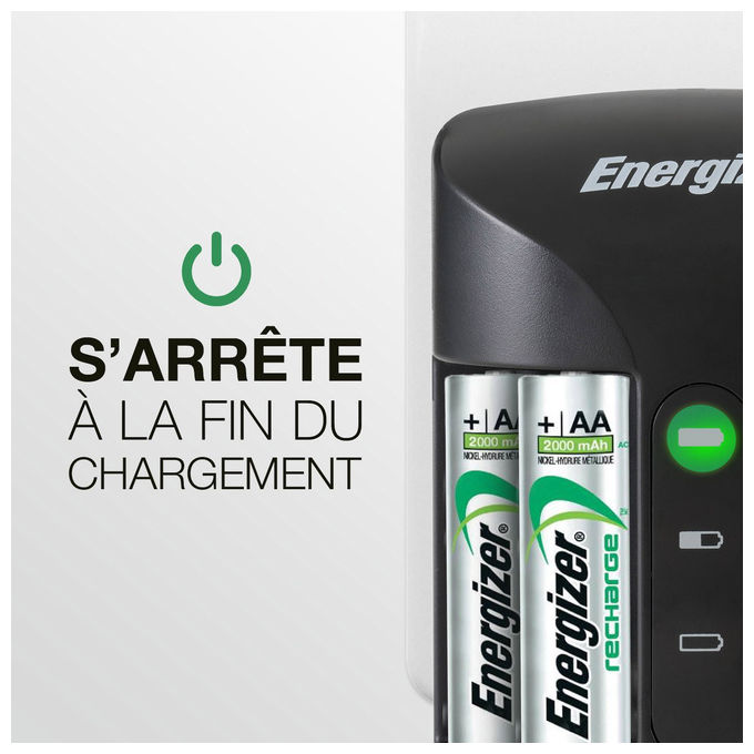 Energizer Recharge Pro 639837 Caricabatterie Intelligente AA AAA LCD Nero