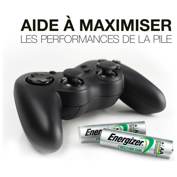 Energizer Recharge Pro 639837 Caricabatterie Intelligente AA AAA LCD Nero