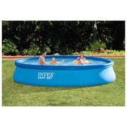 Intex 28158NP Piscina Fuori Terra Easy Set Rotonda Pompa Filtro 2006 L-h 9729 L PVC Azzurro 457x84 cm 457x84 cm Con Pompa Filtro