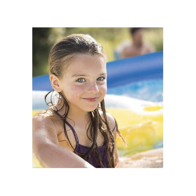Intex Piscina Fuori Terra Easy Set 457x84 cm Rotonda Azzurra PVC Triplo Strato