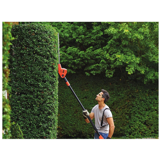 Black+Decker Tagliasiepi A Testa Orientabile 550W Ph5551-Qs
