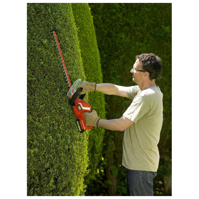 Black+Decker Tagliasiepi a Batteria Litio 18V 2.0Ah 45cm per Potature Efficaci e Maneggevoli nel Giardino
