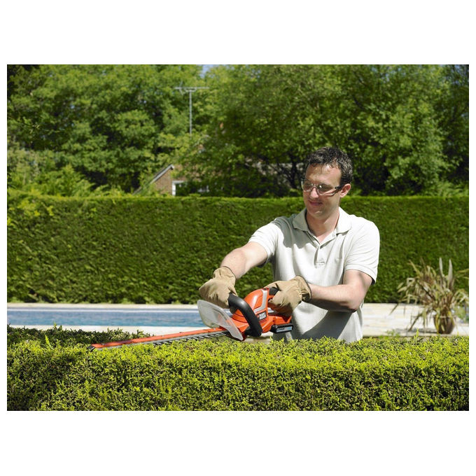 Black+Decker Tagliasiepi a Batteria Litio 18V 2.0Ah 45cm per Potature Efficaci e Maneggevoli nel Giardino