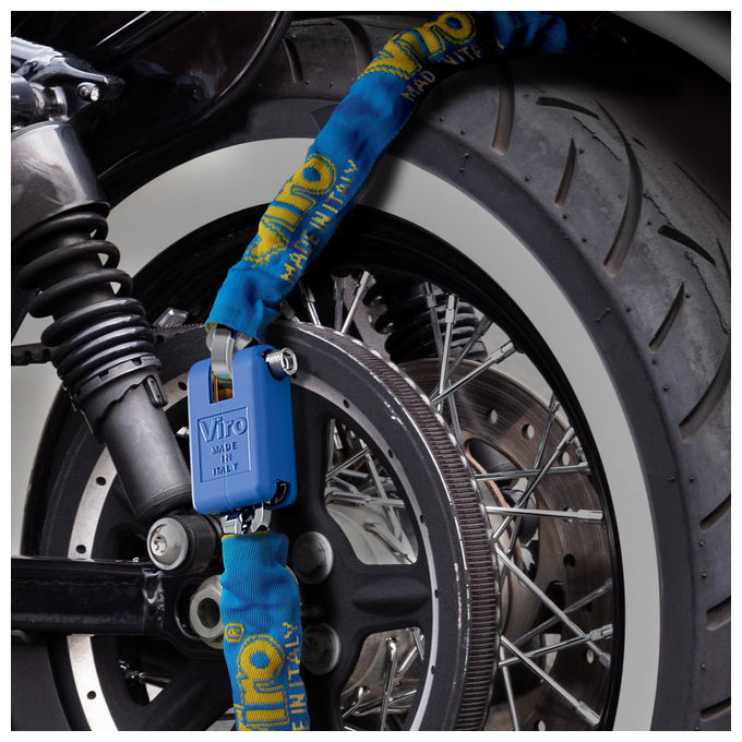 Viro Supermorso 4239 Catena di Sicurezza Ottone Massiccio 90cm Asta Anti-strappo Antitaglio