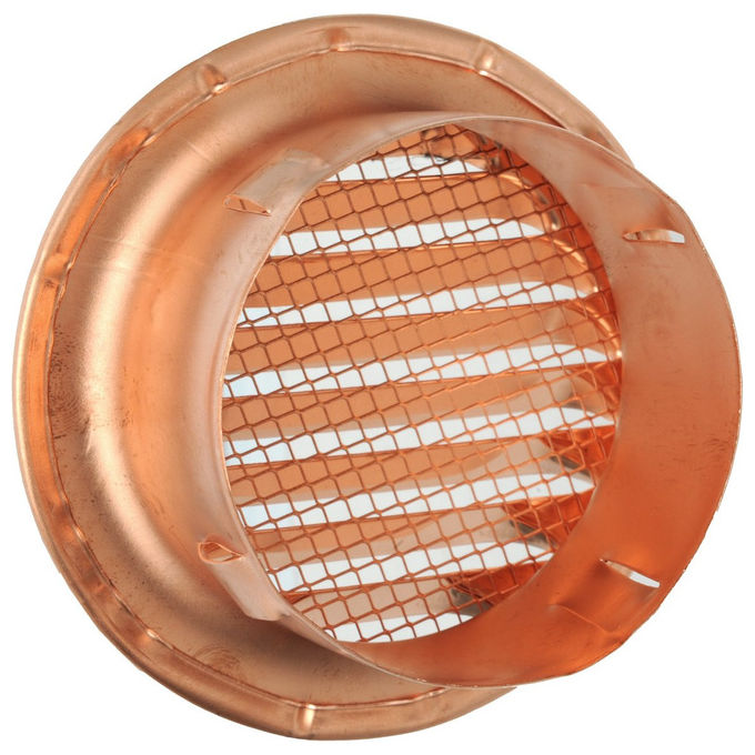 Laventilazione Griglia Rame 100 Tonda Rete 80