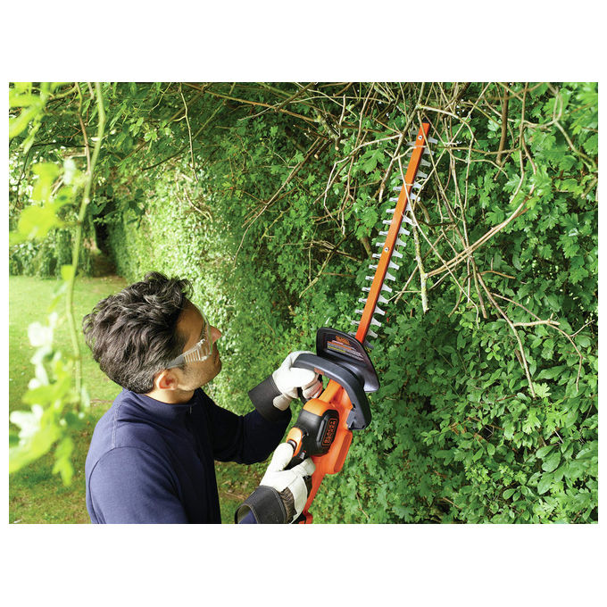 Black+Decker Tagliasiepi Elettrico a Batteria Litio 18v 2,0 ah lama cm 50 Powercommand System