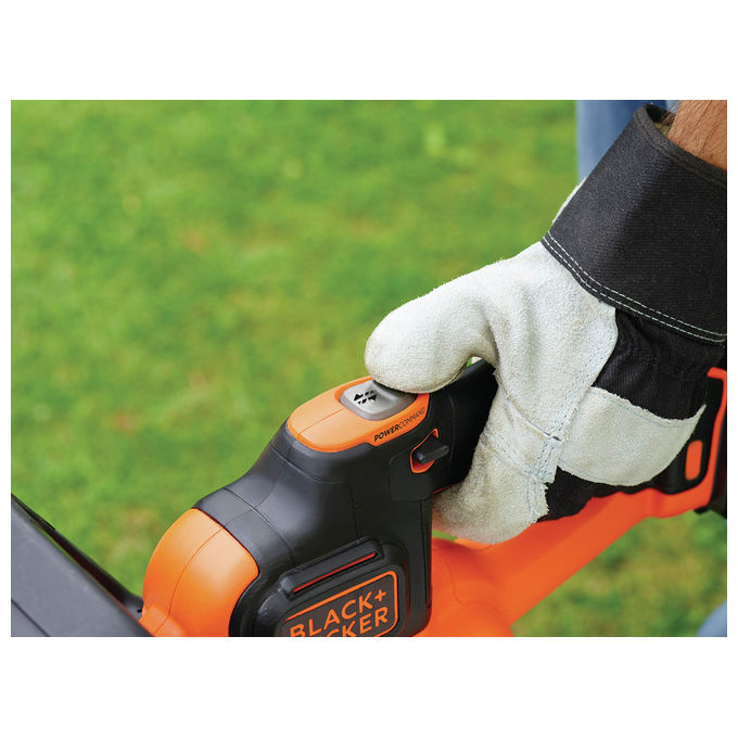 Black+Decker Tagliasiepi Elettrico a Batteria Litio 18v 2,0 ah lama cm 50 Powercommand System