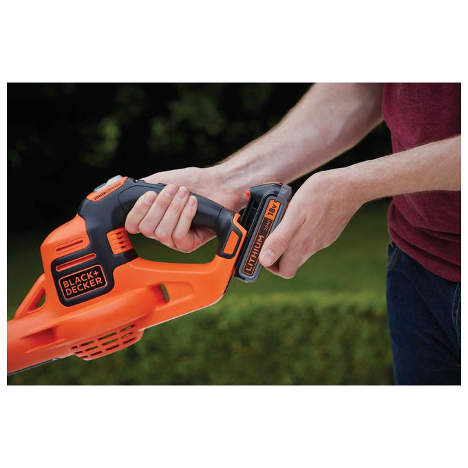 Black+Decker Soffiatore Elettrico a Batteria Litio 18v con Tecnologia Power Command