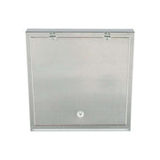 Sportello acqua 40x40 cm lamiera zincata cerniere inox chiusura sicurezza