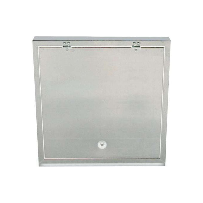 Sportello acqua 40x40 cm lamiera zincata cerniere inox chiusura sicurezza