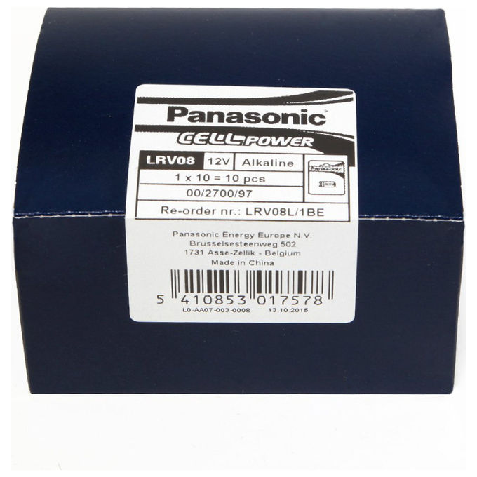 Panasonic LRV08 Batteria Alcalino 12V