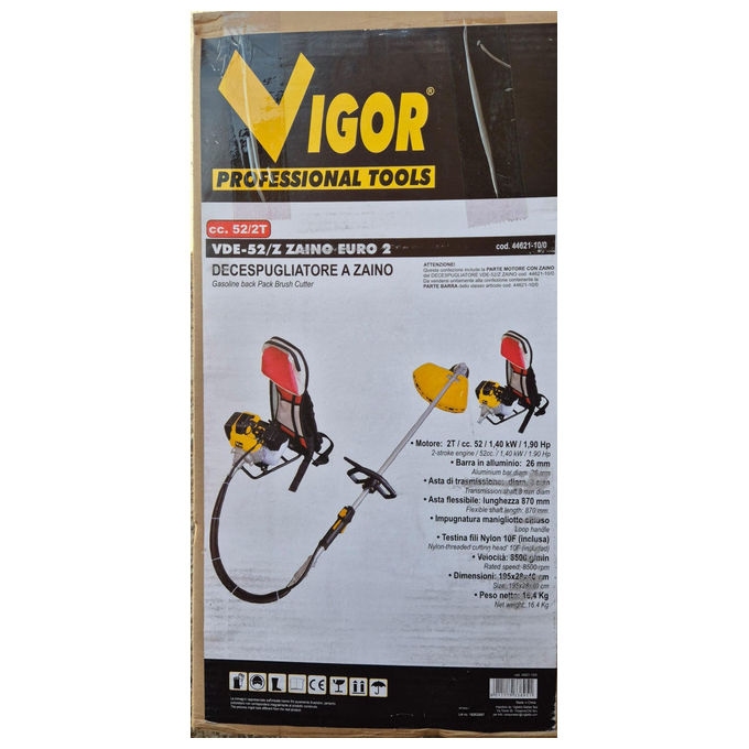 Vigor Decespugliatore a Spalla Vde-52-Z
