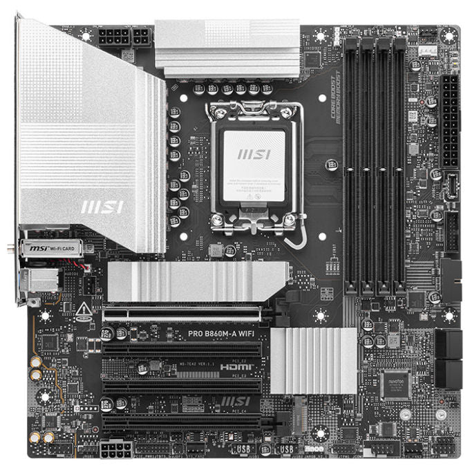 MSI PRO B860M-A WIFI Scheda Madre micro ATX Intel B860 LGA 1851 DDR5 Wi-Fi componenti PC