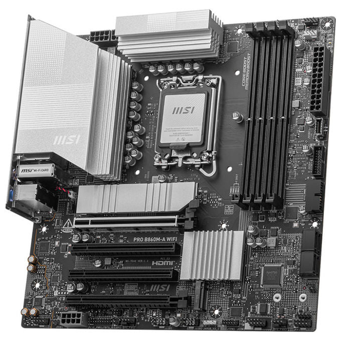 MSI PRO B860M-A WIFI Scheda Madre micro ATX Intel B860 LGA 1851 DDR5 Wi-Fi componenti PC