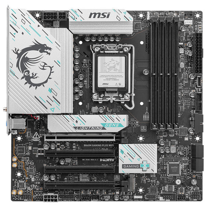 MSI B860M GAMING PLUS Scheda Madre Micro ATX LGA 1851 DDR5 Wi-Fi 7 Intel B860