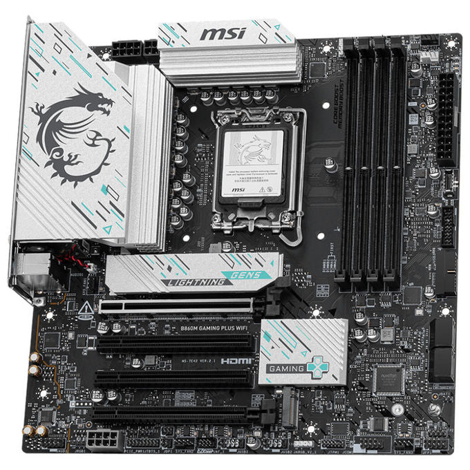 MSI B860M GAMING PLUS Scheda Madre Micro ATX LGA 1851 DDR5 Wi-Fi 7 Intel B860