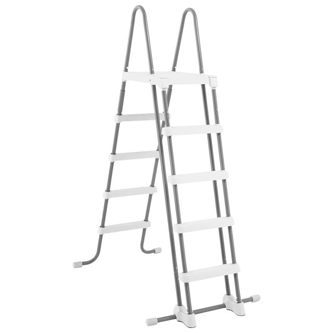 Intex 26378NP Piscina Fuori Terra Ultra XTR Frame Rettangolare Pompa Filtro 10000 L-h Scaletta Telo Base e Copertura KIT_ Pulizia Deluxe e Set Volley 54368L Acciaio e PVC Grigio 975x488x132cm