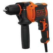 Black+Decker Trapano Percussione 2 Velocita' Meccaniche 710W Mandrino Autoserrante con Valigetta e Accessori