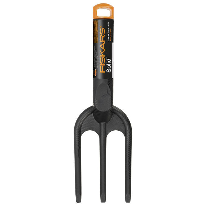 Fiskars Forca 26 cm Plastica Rinforzata Nero-Arancione per Giardinaggio