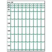 Cavatorta SO02060025B Everplax Rete Elettrosaldata Zincata Plastificata Triplo Vivagno 25 m x 60 cm Maglie 25x50 mm colore Verde