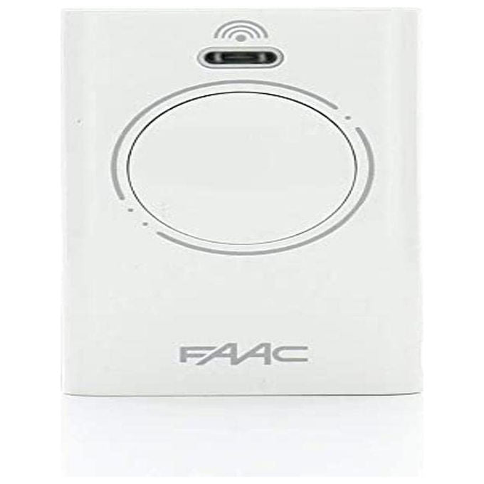 FAAC Radiocomando 787007 XT2 433 MHz per Cancello Automatico Bianco Master