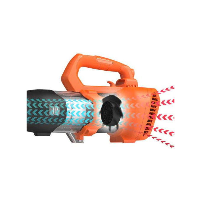 Black+Decker Soffiatore A Batteria Litio 18V BCBL200L per Giardino e Manutenzione Esterni