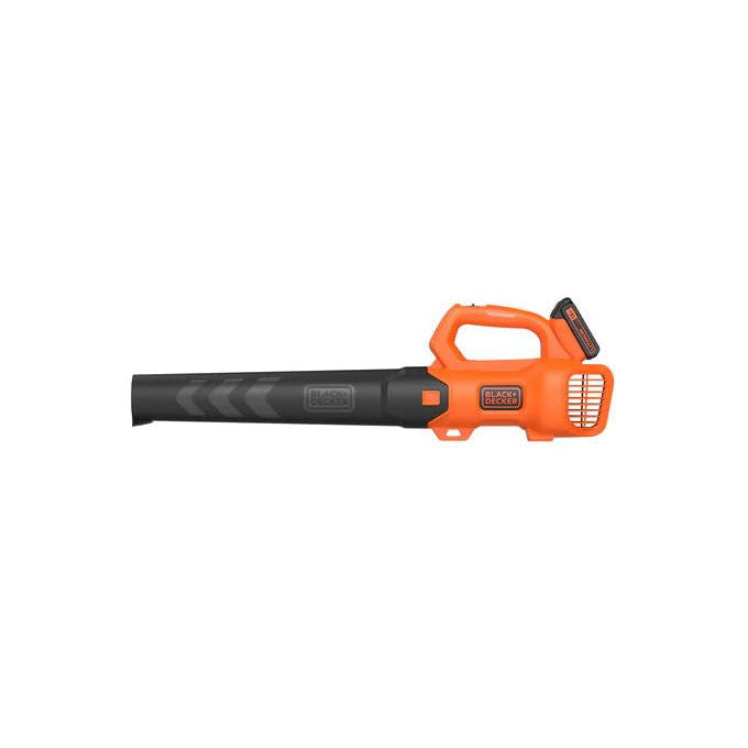 Black+Decker Soffiatore A Batteria Litio 18V BCBL200L per Giardino e Manutenzione Esterni