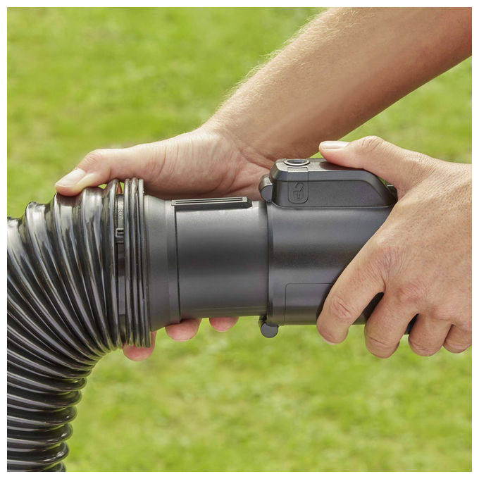 Black+Decker Aspiratore e Soffiatore Elettrico 3 in 1 2600W Beblv260-Qs per Macchine da Giardino e Soffiatori