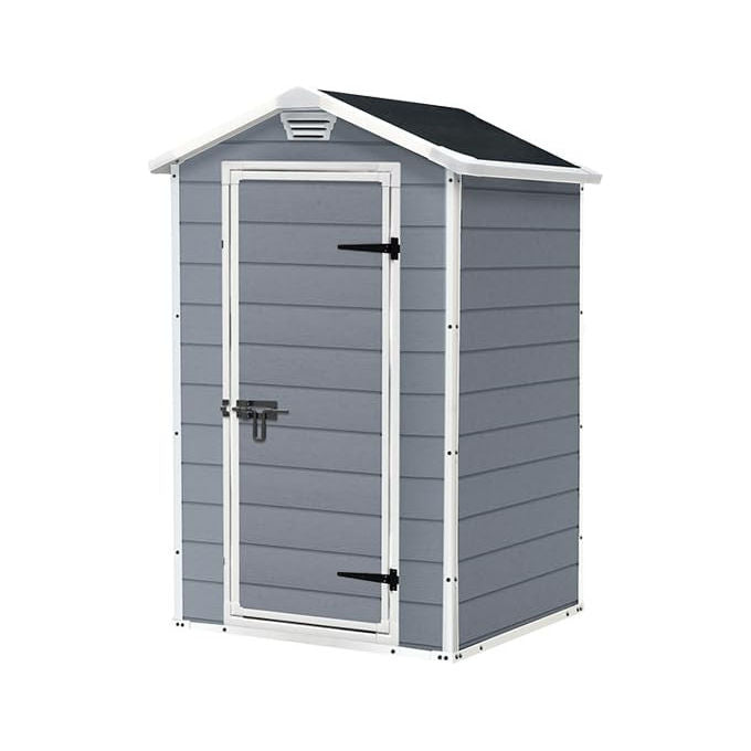 Keter Casetta da Giardino da Esterno Manor 4X3 in Resina 128x94x196h Grigio