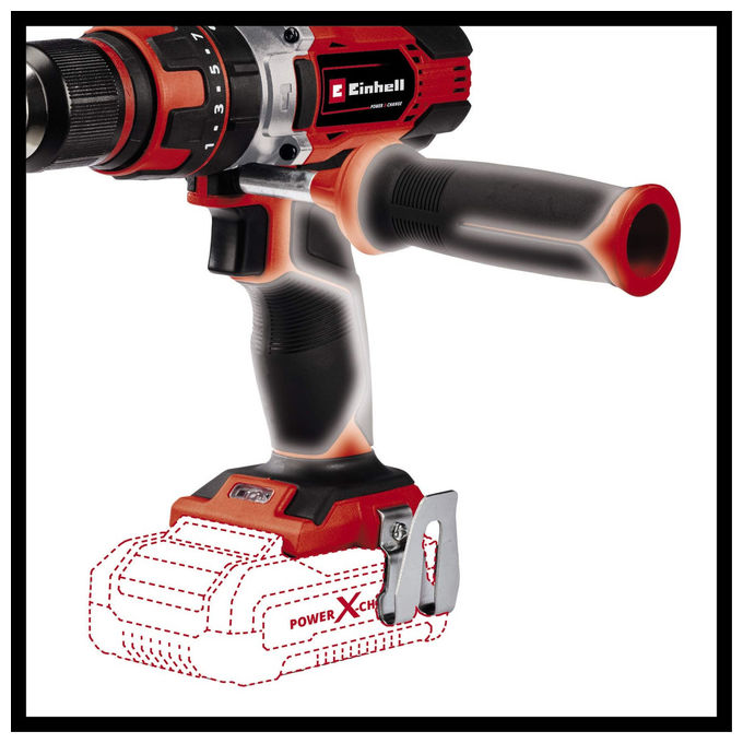 Einhell Trapano Avvitatore A Percussione A Batteria Te-Cd 18-48 Li-I Senza Batteria e Caricabatteria