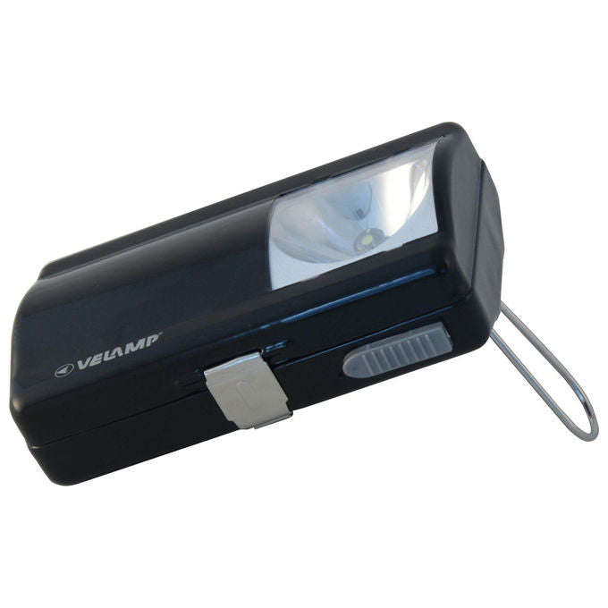 Velamp ID72LED Torcia Lanternette Nera Metallo 72 LED 40 Ore Autonomia 5m Visibilita'