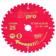 Freud Lama per Sega Circolare LP30M 003 140x20mm 24 Denti per Legno Naturale