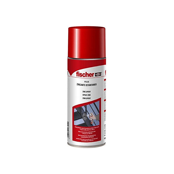 Fischer Zincante Istantaneo FTC-ZS Lucido per Ritocchi Protezione Anticorrosione