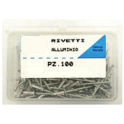 Rivetti in Alluminio YEPPON 3,0 x 7 mm - Confezione da 100 Pezzi