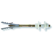 Fischer Tassello Nylon M10x180 per Lavabi e Sanitari Doppio Filetto 2 Pezzi