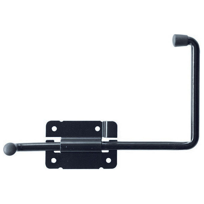 YEPPON Fermapersiana Piemonte Sinistro Lungo 13,5x25 cm Nero per Finestre