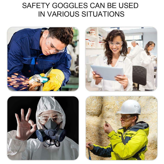 Glam'our Occhiali Protettivi UV in Policarbonato Sovraocchiali per Sicurezza sul Lavoro