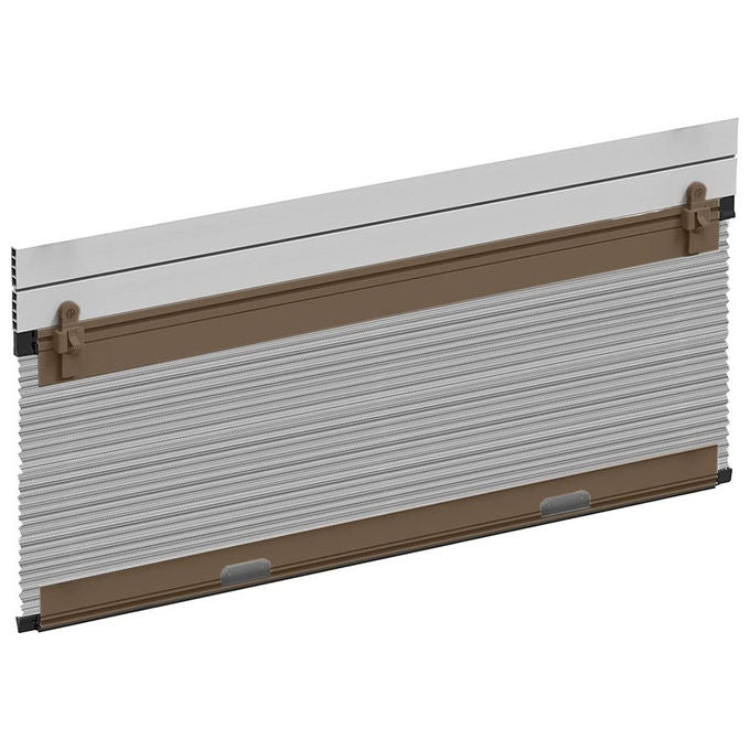 MEDAL Zanzariera Plissettata Marrone 160x130 cm per Protezione Efficace contro Insetti in Ambienti Esterni
