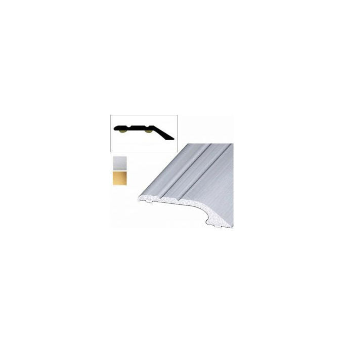Arcansas Passatoia Finale Adesiva 29x10 mm Alluminio Anodizzato Oro Satinato