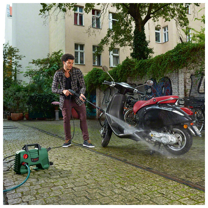 Bosch Easyaquatak 110 Idropulitrice 1300W 110 Bar Nero Verde