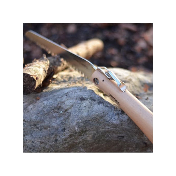 Opinel Coltello Segaccio Serramanico N18 in Acciaio Inossidabile Marrone