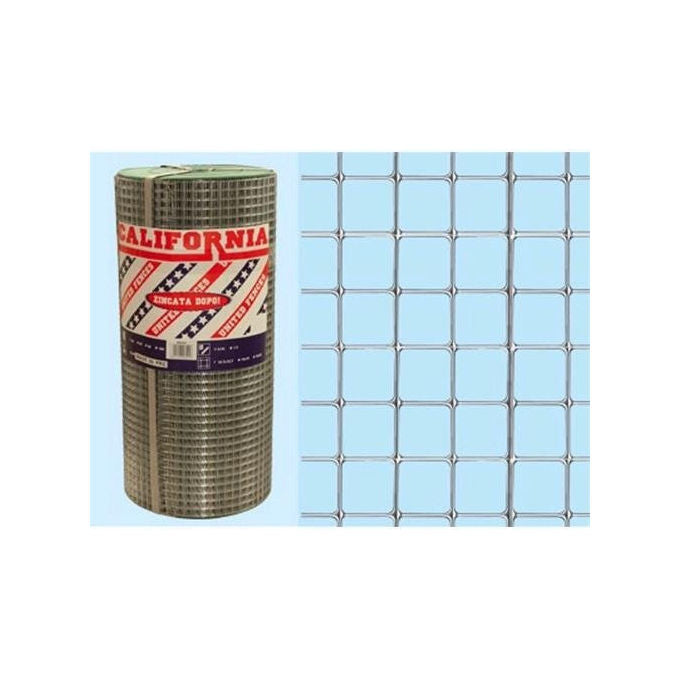 Rete Recinzione Elettrosaldata 25m x 60cm Maglia 12x25mm Filo Ø 1,50mm Zincata OEM SYSTEMS